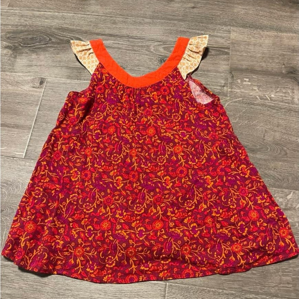 Matilda Jane Red and Orange Floral Blouse